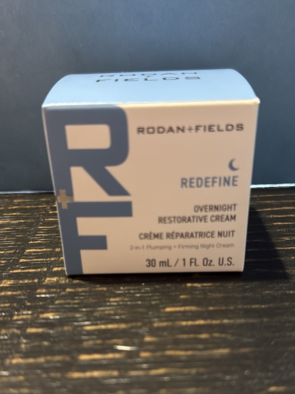 Rodan + Fields REDEFINE Overnight Restorative Cream - Blue and White